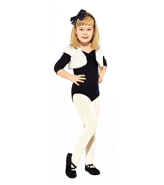 Детски чорапогащник 40 DEN в цвят екрю Lilly снимка