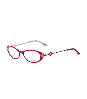 Дамски рамки за очила в червено, сребристо и лилаво  снимка