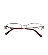 Метални полурамки за очила в сребристо-2 снимка