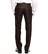 Стилен кафяв мъжки панталон-1 снимка
