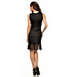 Черна рокля с дантела-1 снимка