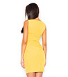Стилна жълта рокля-1 снимка