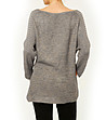 Дамски пуловер в  цвят капучино-1 снимка