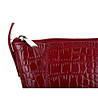 Червена чанта с дълга презрамка-2 снимка