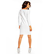 Бяла памучна рокля-2 снимка