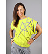 Дамска памучна блуза в цвят лимон Network-0 снимка