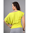Дамска памучна блуза в цвят лимон Network-1 снимка