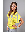 Дамска памучна блуза в цвят лимон Network-2 снимка