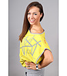 Дамска памучна блуза в цвят лимон Network-3 снимка