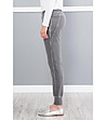 Дамски памучен спортен панталон в сив цвят-2 снимка