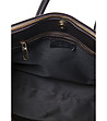 Дамска кожена чанта в кафяв цвят Sonia -3 снимка