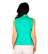 Зелена памучна дамска риза-2 снимка