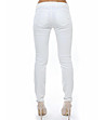 Дамски панталон в бял цвят-1 снимка