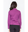 Дамска блуза в лилав нюанс с дълги ръкави-1 снимка