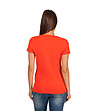 Оранжева памучна дамска тениска Beatrice-1 снимка