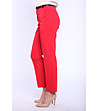 Дамски панталон в червен нюанс-2 снимка