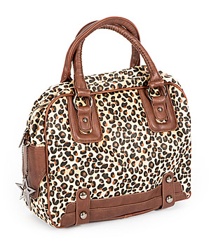 Леопардова чанта с къси дръжки Panter снимка