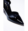 Кожени черни дамски обувки Sandra-3 снимка