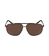 Мъжки слънчеви очила с кафяви лещи-0 снимка