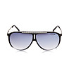 Мъжки слънчеви очила в черно и сребристо-0 снимка