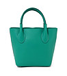 Зелена чанта с трапецовидна форма Ema-0 снимка