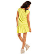 Спортна рокля в цвят лимон без ръкави-1 снимка