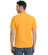 Памучна мъжка тениска в жълто Yanis-1 снимка