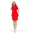 Спортна рокля в червено Liana-0 снимка