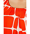 Оранжева рокля с принт Aspen-2 снимка