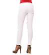 Бял дамски панталон с дантела-1 снимка