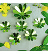 Комплект от 12 броя зелени декоративни цветя-0 снимка