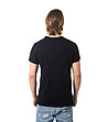 Мъжка памучна тениска в черно и тъмносиньо-1 снимка