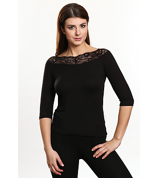 Дамска блуза в черно Olimpia  снимка