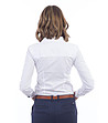 Бяла памучна дамска риза Donna-1 снимка