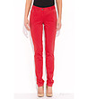Червен дамски памучен панталон Brygida-0 снимка