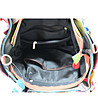 Ефектна многоцветна кожена чанта Lara-4 снимка