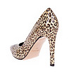 Дамски кожени обувки с леопардови шарки Vitalia-2 снимка