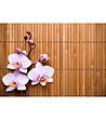 Постелка с принт Розови орхидеи 52х75 см-2 снимка