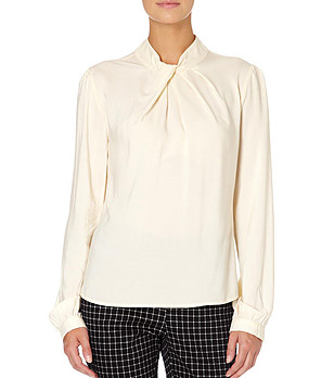 Дамска блуза в цвят крем Windsor  снимка