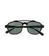 Ефектни мъжки слънчеви очила в черно-2 снимка