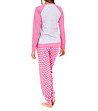 Дамска памучна пижама в розово и сиво Lexia-1 снимка