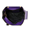 Лилава кожена дамска чанта Ursa-4 снимка