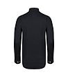 Черна памучна мъжка риза-1 снимка