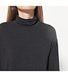 Дамска блуза в тъмносив меланж Vandalia-2 снимка