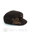 Кафява дамска шапка с козирка Boni-0 снимка
