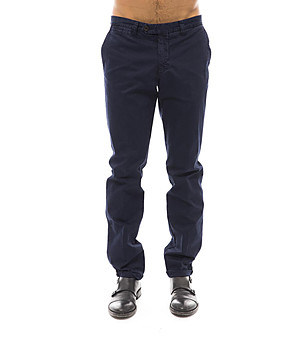 Мъжки тъмносин памучен дънков панталон Venezia снимка
