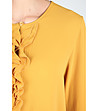 Дамска блуза в цвят горчица Marjorie-2 снимка