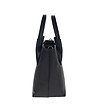 Черна кожена дамска чанта Demi-2 снимка