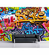 Многоцветен фототапет за стена Graffiti-0 снимка