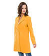 Жълто дамско палто-2 снимка